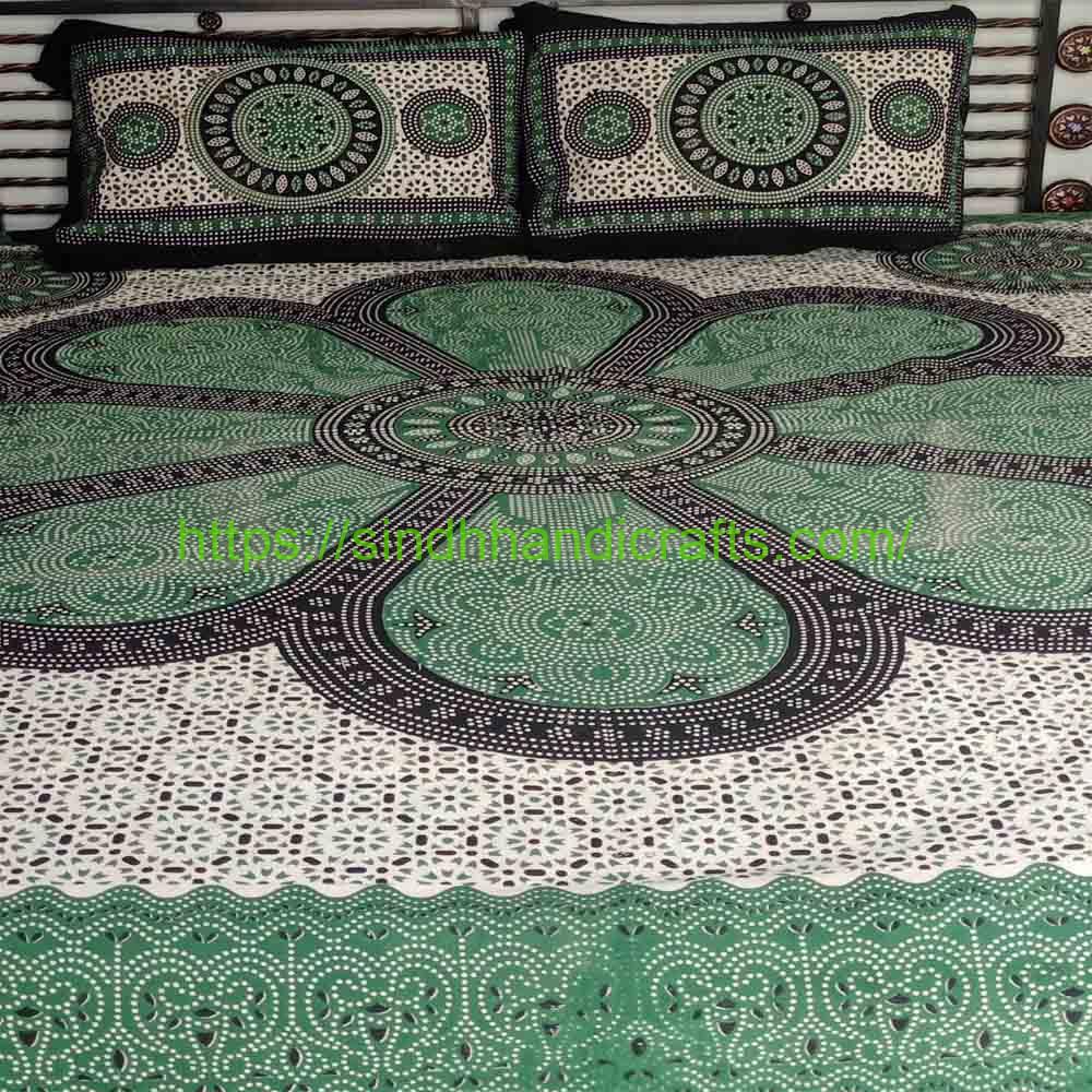 Block Print Bed Sheet 2a Floral print bed sheets design