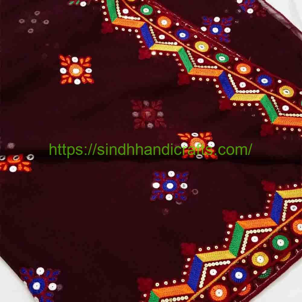 Crinkle Chiffon Embroidered Dupatta 2b Colorful Crinkle Dupatta