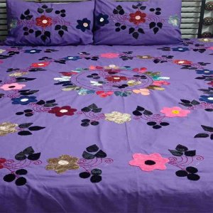 Hand Embroidered Bed Sheets