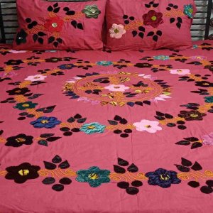 Hand Work Bed Sheet