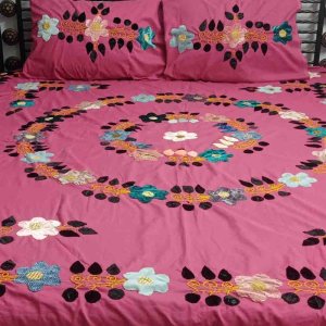 Applique Bedsheet Design