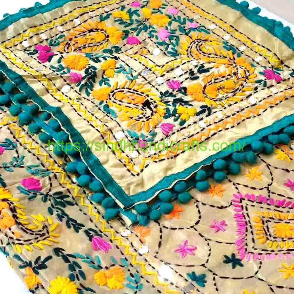 Indian Organza Dupatta 100a Charming Organza Dupatta with Embroidery