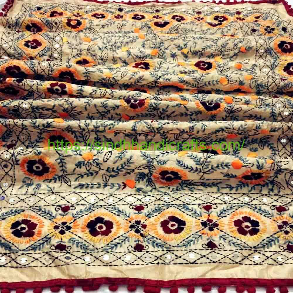 Indian Organza Dupatta 18 Floral Print Organza Dupatta