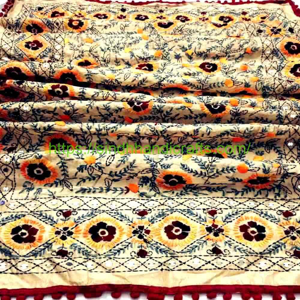 Indian Organza Dupatta 19b Floral Print Organza Dupatta