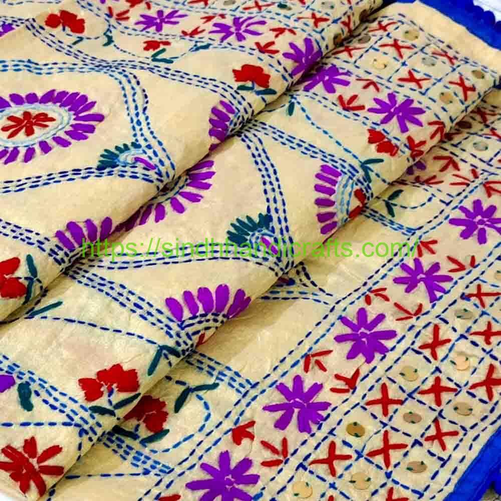 Indian Organza Dupatta Border 18b Finest Quality Heavy Organza Dupatta