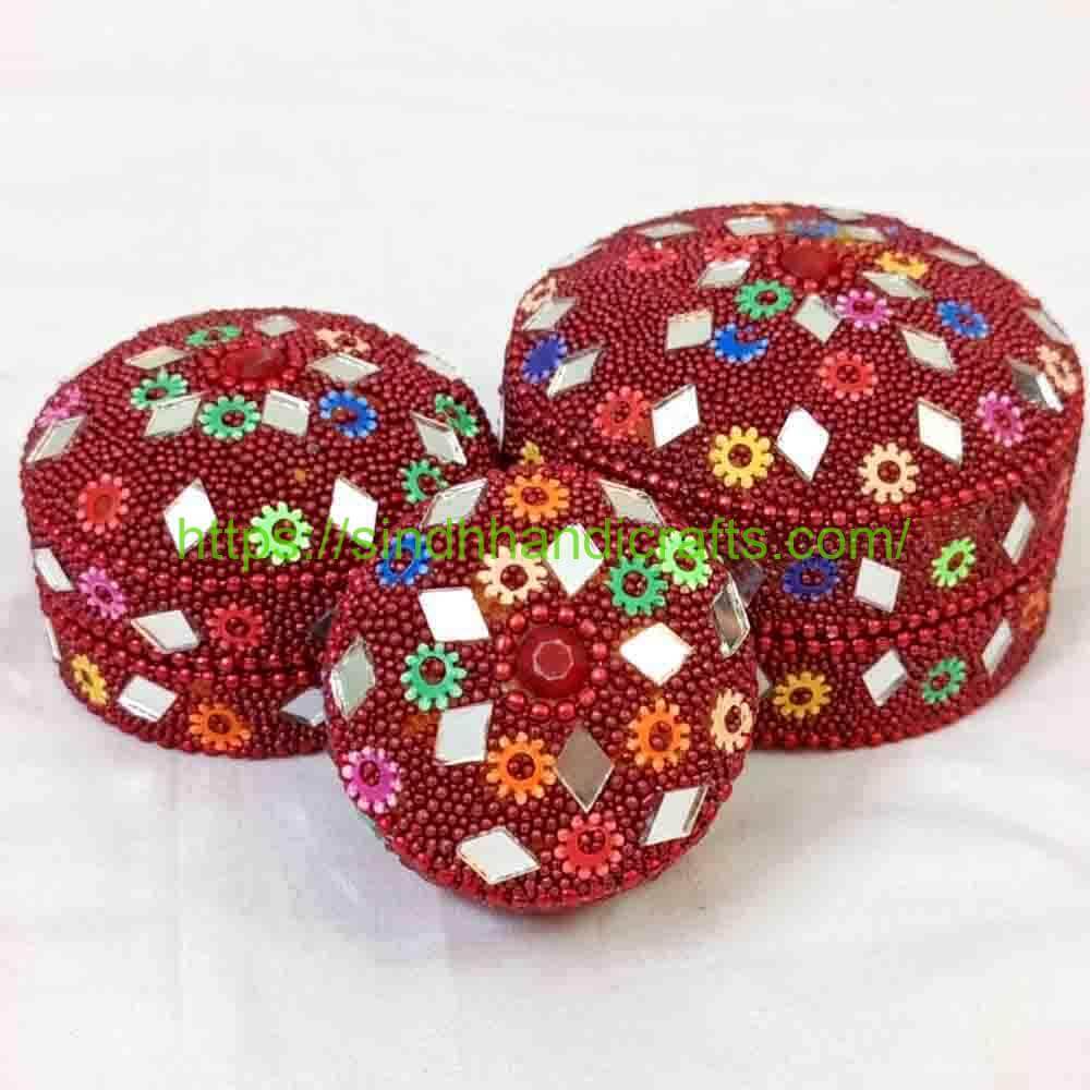 Metal Beaded Jewel Case 5a Handcrafted Jewellery Box Design