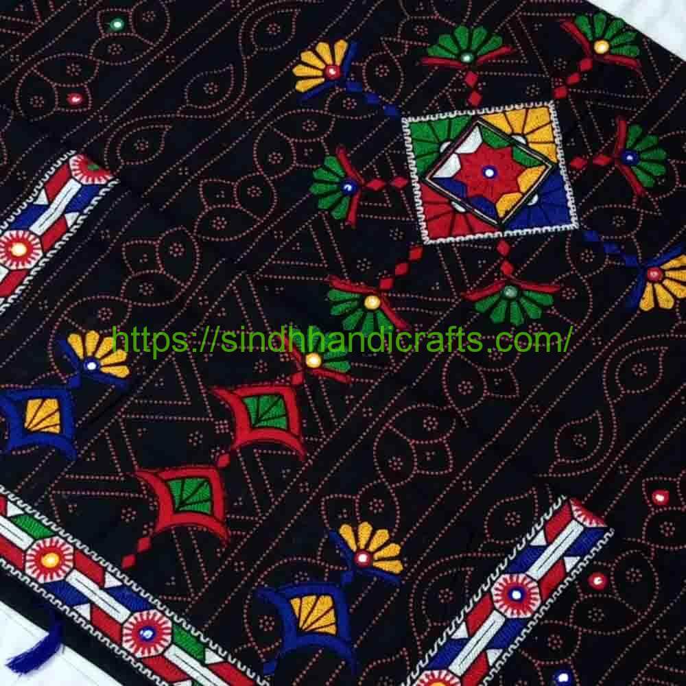 Mirror Work Ajrak Design For Women 33 Trendy Sindhi Cotton Dupatta