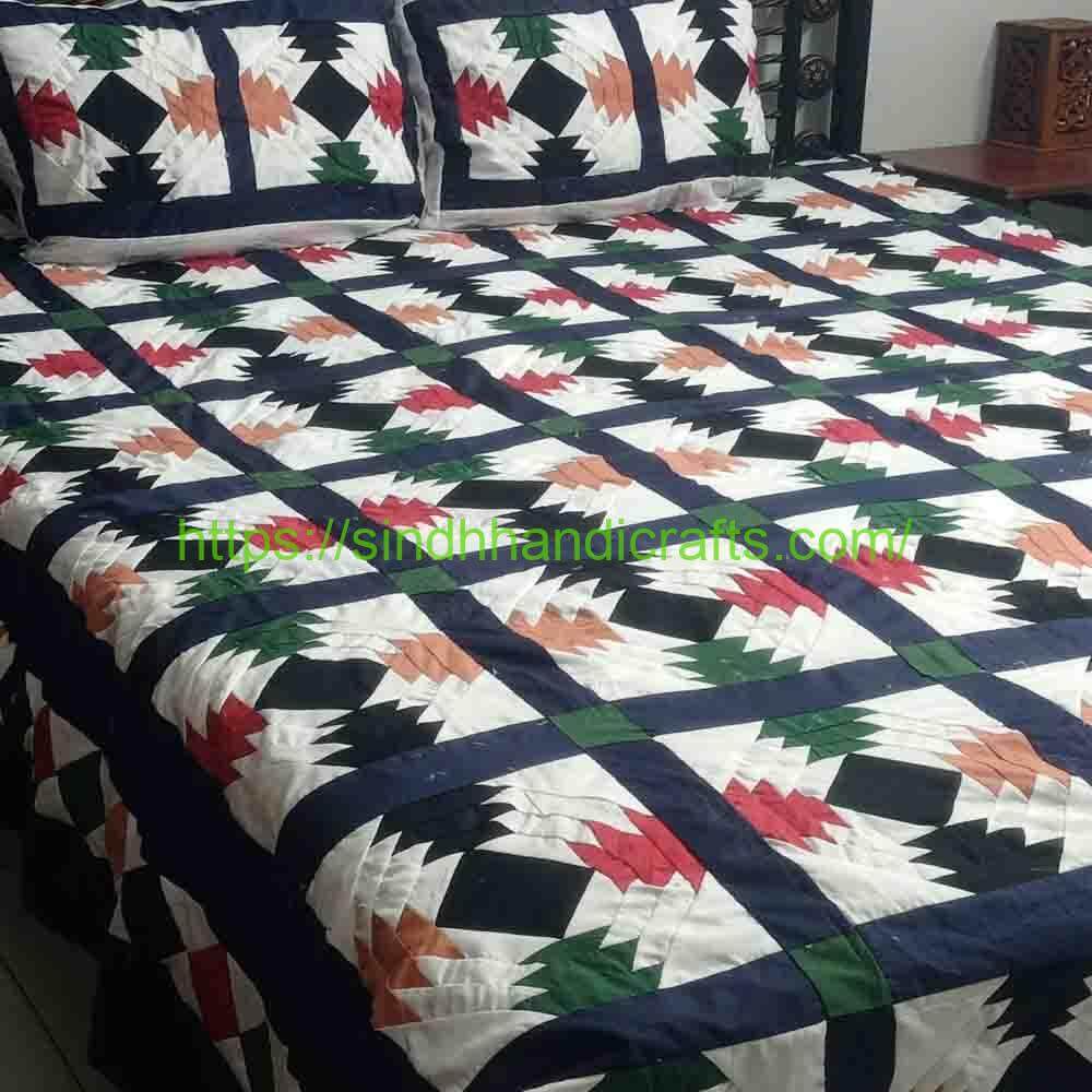 Rilli Style Bedsheet 3b Traditional Rilli Bed Sheet