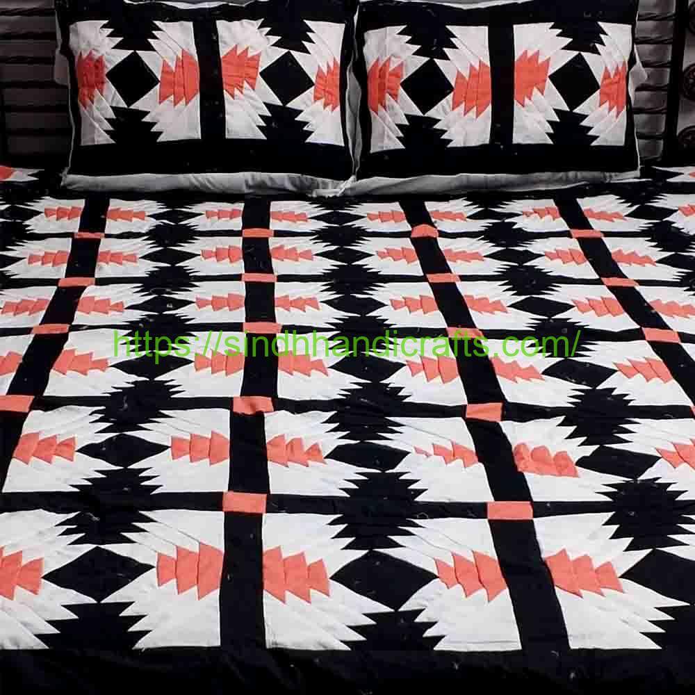 Rilli Style Bedsheet 5a Traditional Rilli Bed Sheet