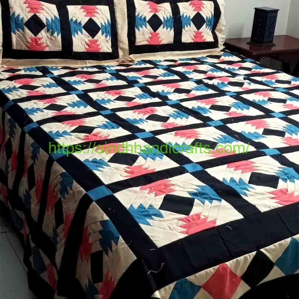 Rilli Style Bedsheet 7b Traditional Rilli Bed Sheet