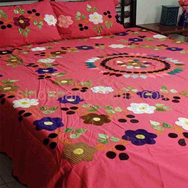 Sindhi Embroidery Bed Sheets