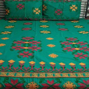 Sindhi Embroidery Bed sheets