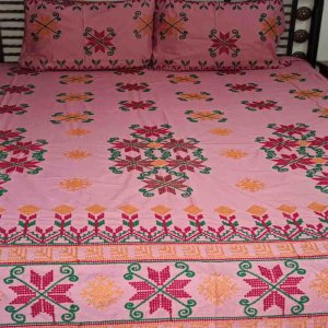 Sindhi Embroidery Bed sheets