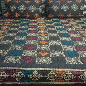 Sindhi Embroidery Bed Sheets