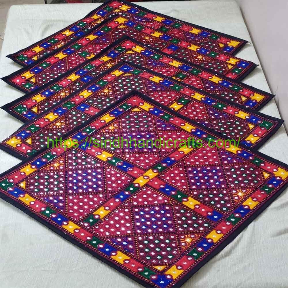 5pc Cushion Cover 1b Needle work Cushion Cover Design with Sindhi Dastkari