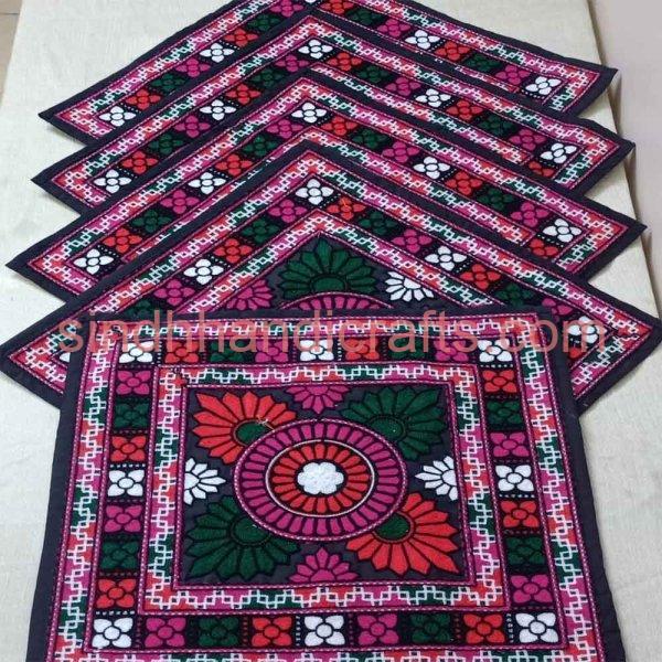 Traditional Aari Work Cushion Covers