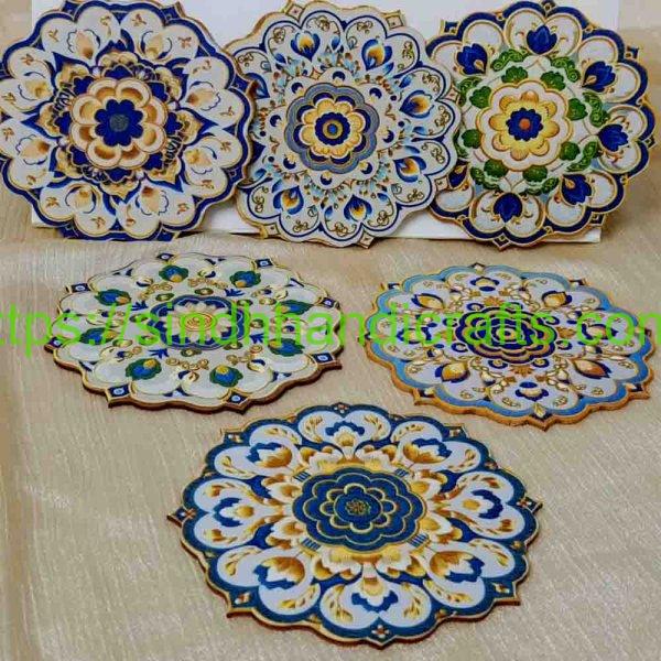 Sindhi Tea Coaster Design