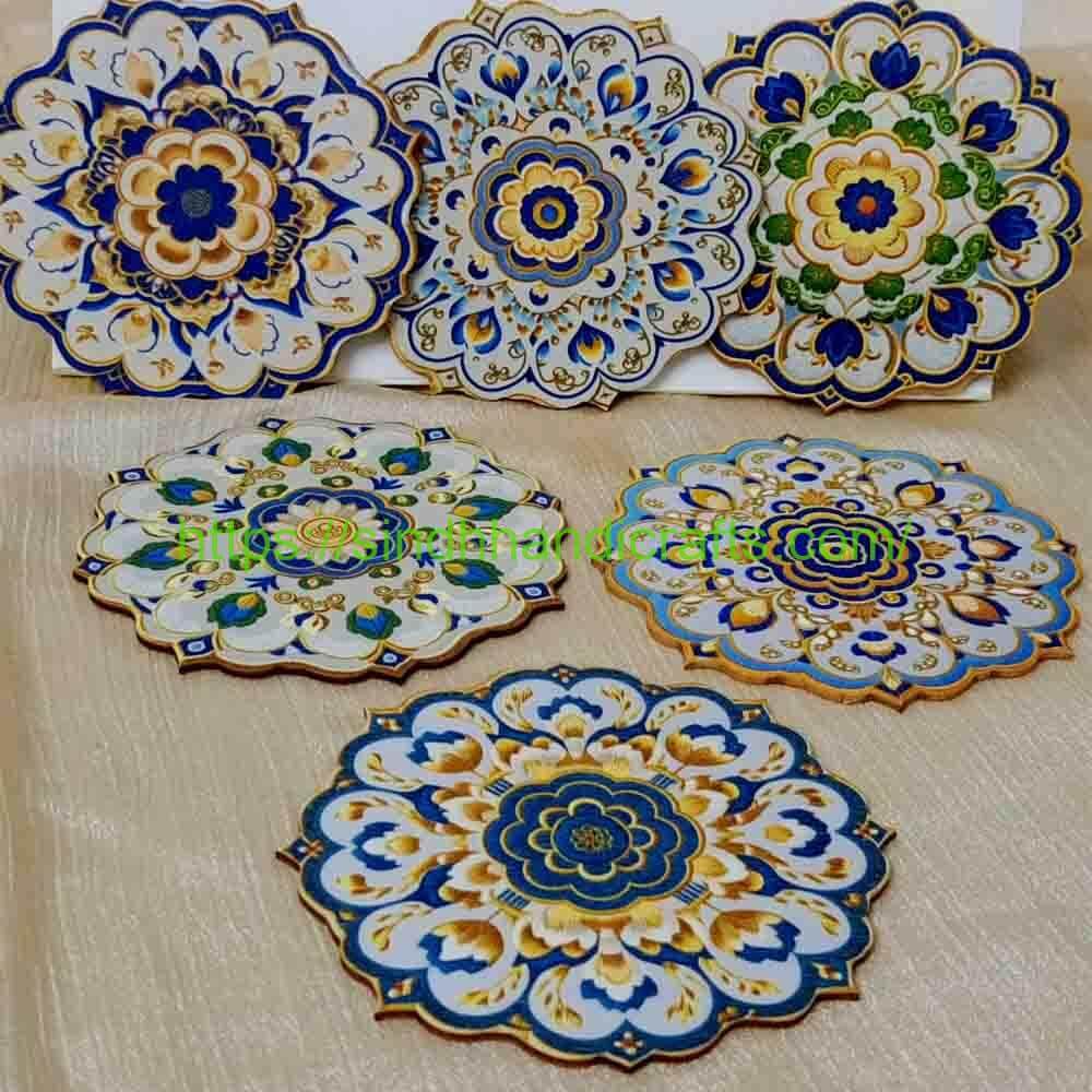 Tea Coaster 4a Sindhi Tea Coaster Design