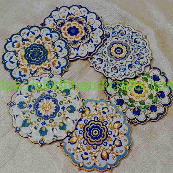 Sindhi Tea Coaster Design