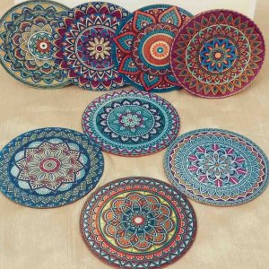 Stylish & Colorful Tea Coaster set