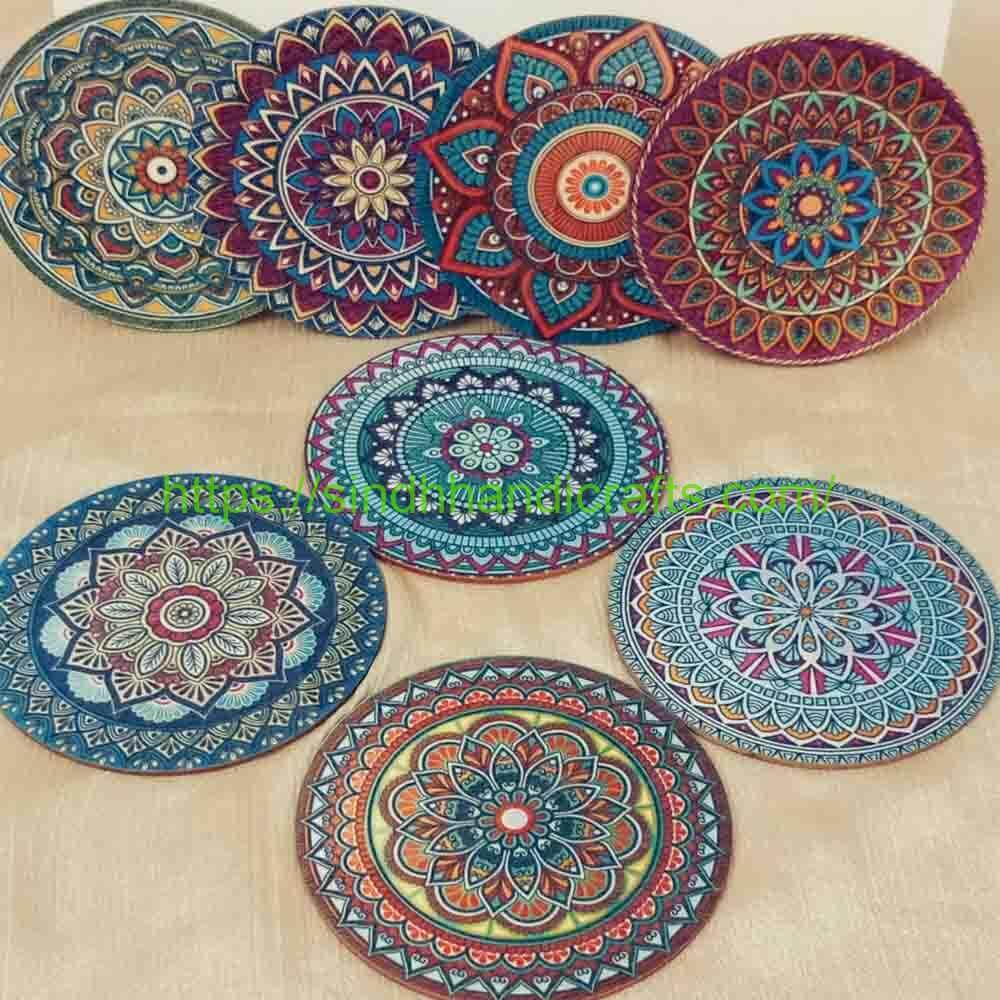 Tea Coaster 5a Stylish & Colorful Tea Coaster set