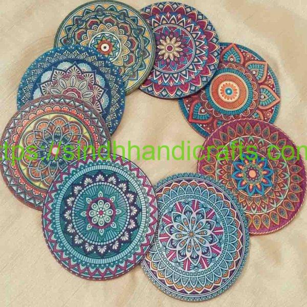 Stylish & Colorful Tea Coaster set