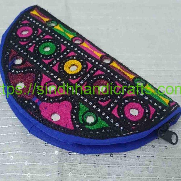 Embroidered Clutch Purse