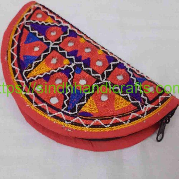 Embroidered Clutch Purse