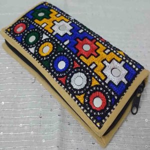 Traditional Ajrak Purse Design for Ladies