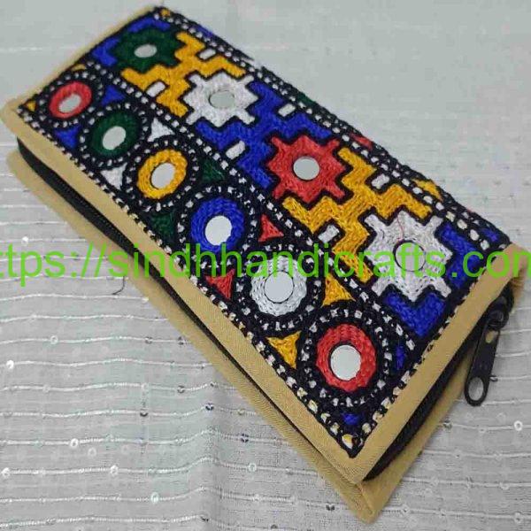 Traditional Ajrak Purse Design for Ladies