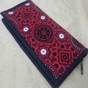 Traditional Ajrak Purse Design for Ladies
