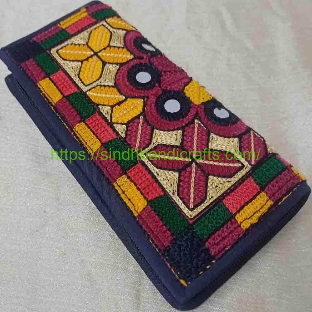 Ladies Purse 31 Sindhi Ajrak Ladies Hand Purse