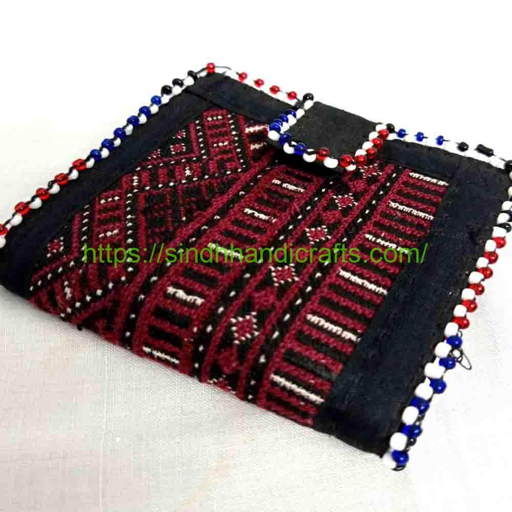 Wallet 59a Hand Embroidered Balochi Wallet for Ladies