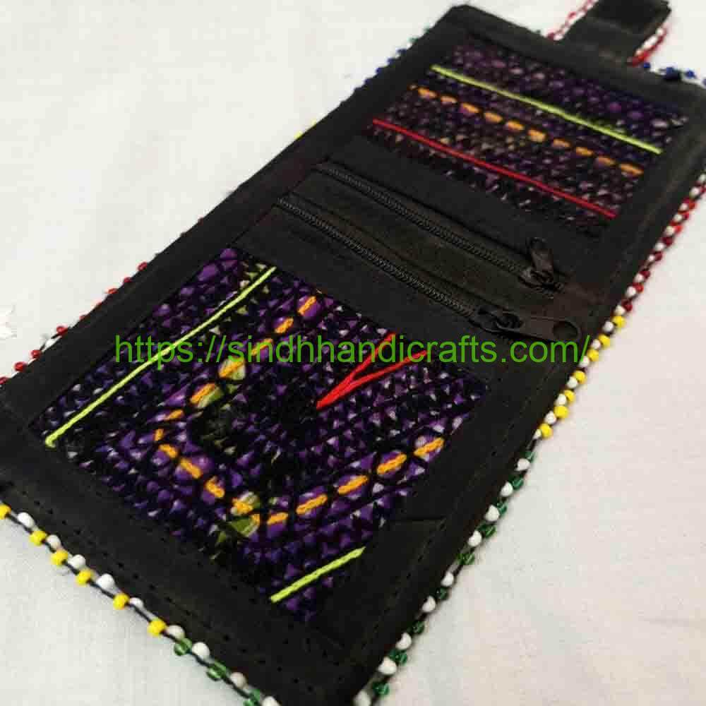 Wallet 63b Sindhi Embroidered Wallet for Women