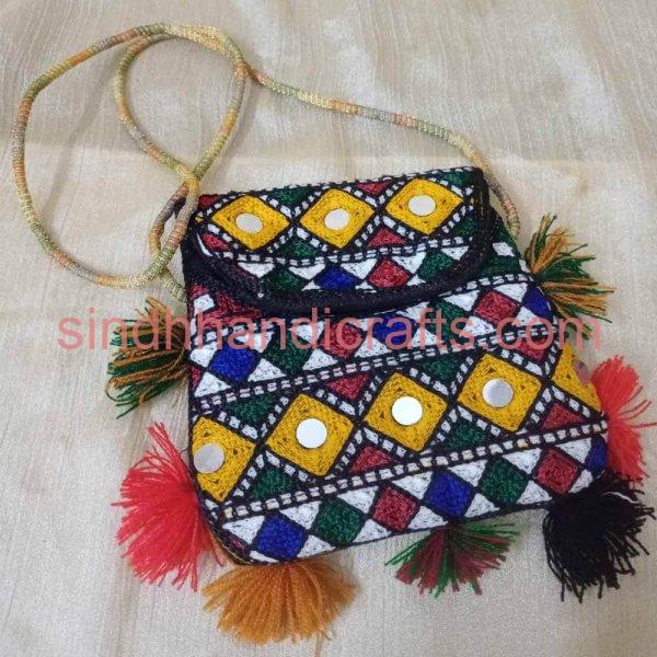 Embroidered Purse for Girls