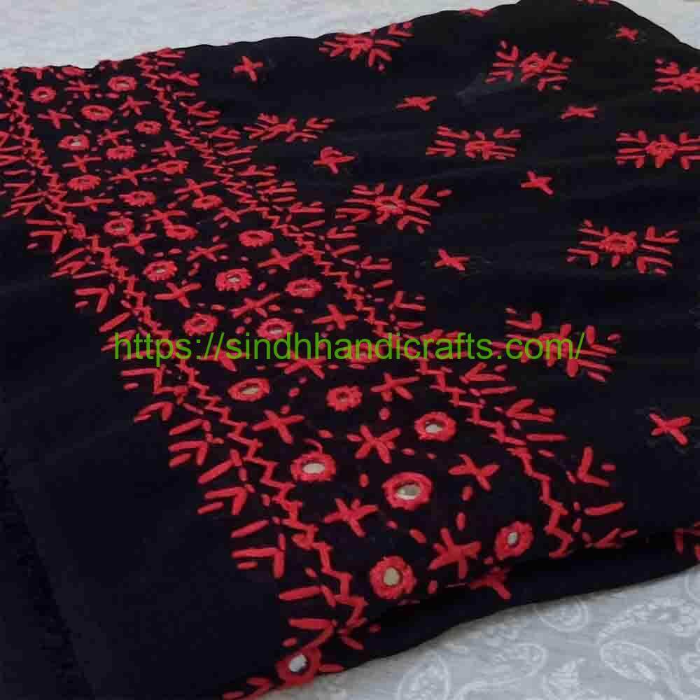 Hand Embroidered Chadar 37b Handmade Sindhi Chadar for Ladies
