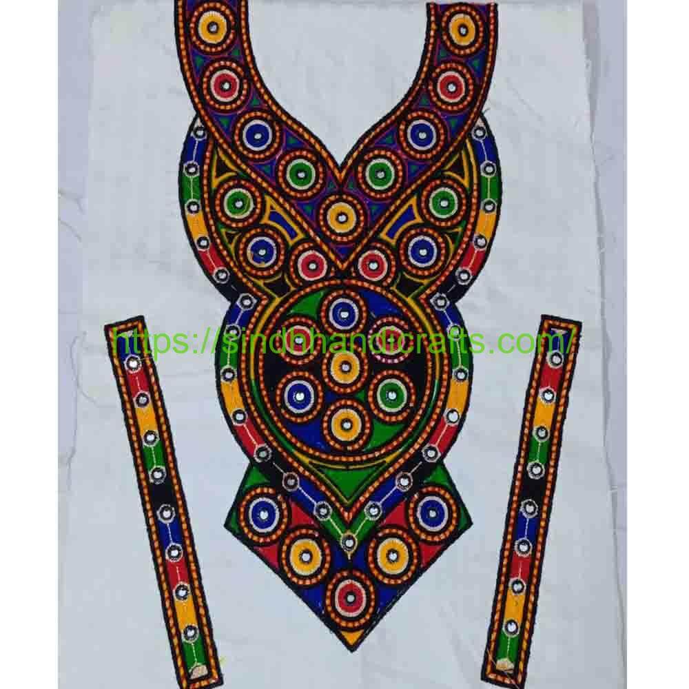 Embroidered Neck Design & Cuff Sets