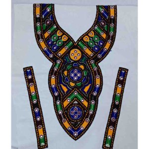 Neck Gala Design with Matching Cuff set
