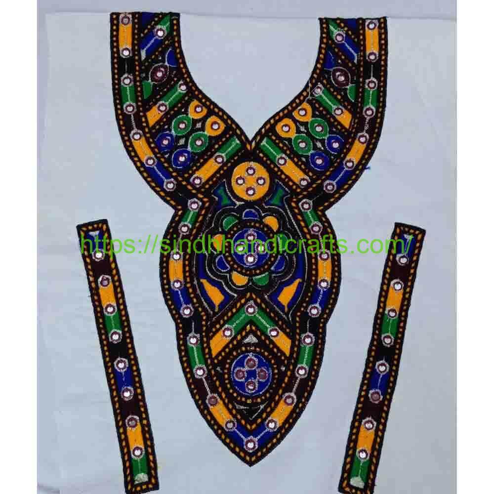 Neck Design Large 9 Neck Gala Design with Matching Cuff set