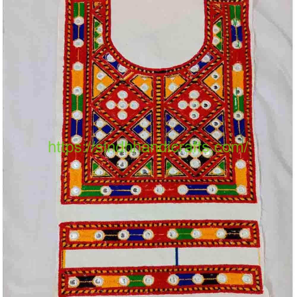 Neck Design Medium 3 Shirt Neck Design with Cuff set (Ladies)