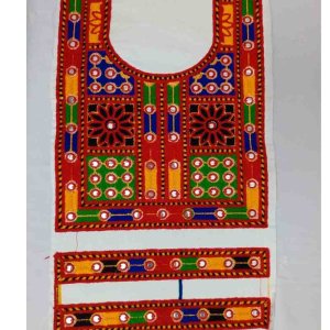Sindhi Neck Design with Cuff set