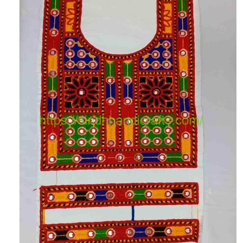 Neck Design Medium 7 Sindhi Neck Design with Cuff set