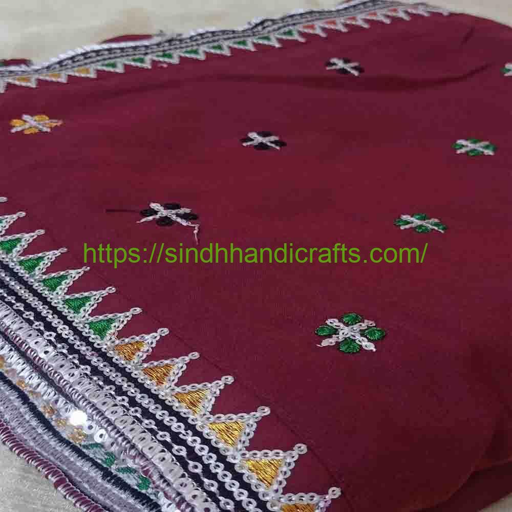 Sequence work Embroidered Chadar 18b Traditional Benazir Chadar Design for Ladies