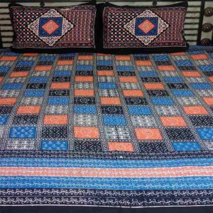 Sindhi Bed Sheet with 2 Pillow Covers