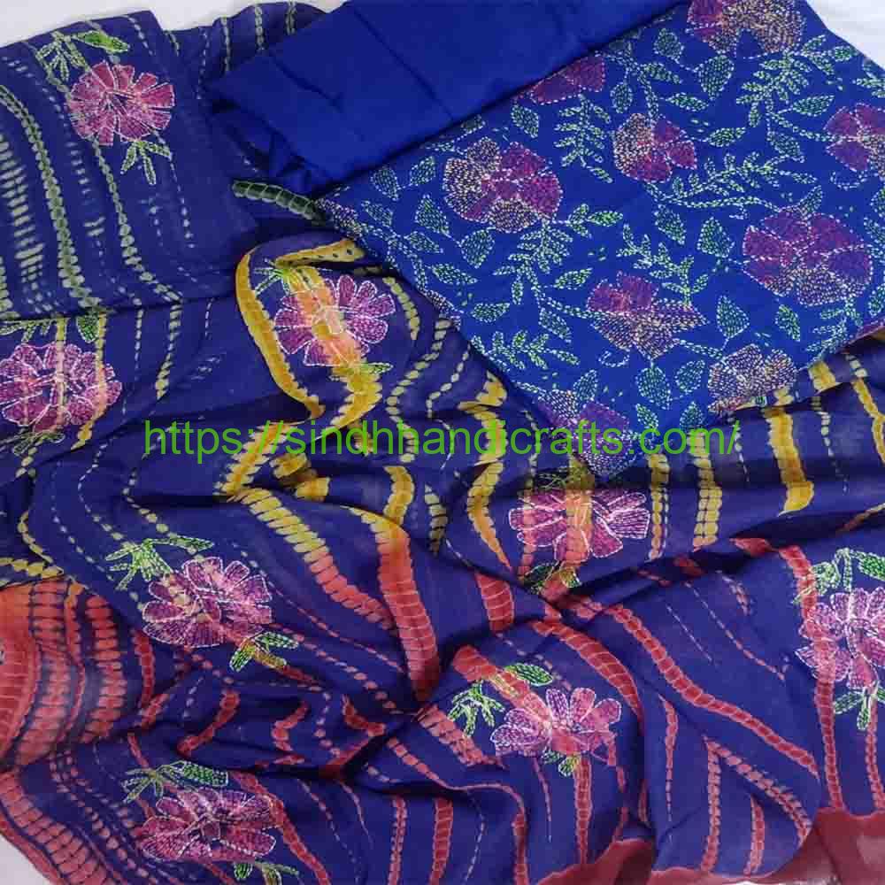 3 Piece Hand Embroidered Dress for Women 2 Embroidered Ladies Suit Design