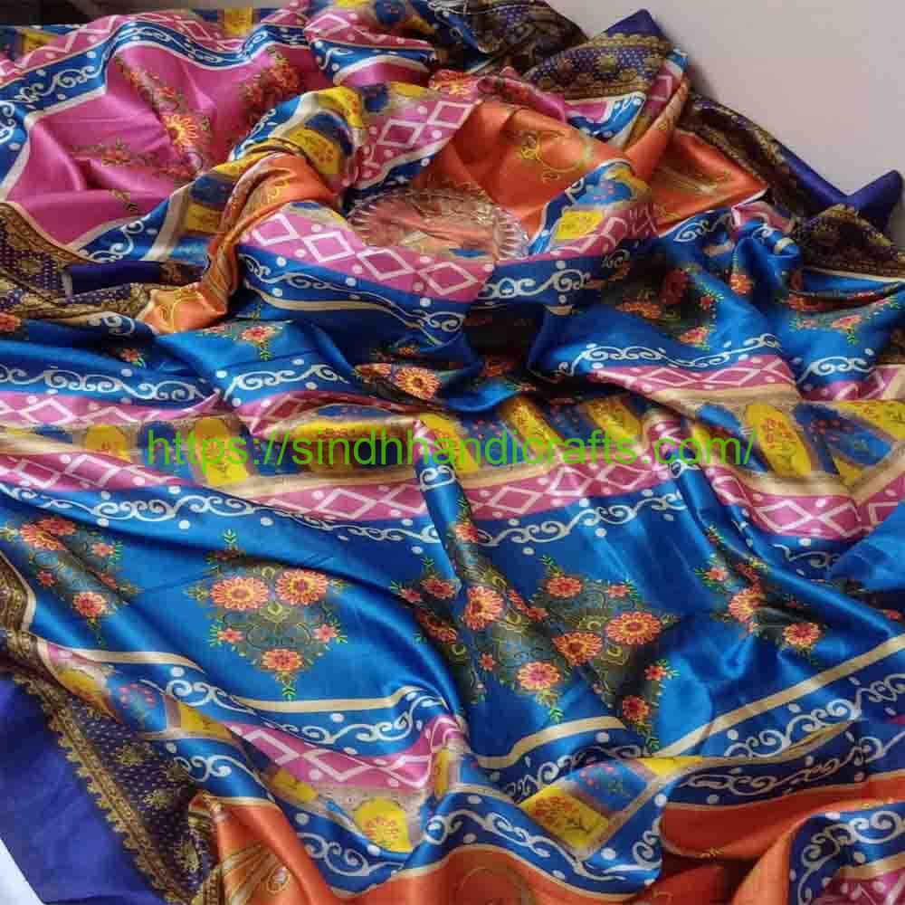 3D Raw Silk Dupatta 1a Printed Silk Dupattas Online Pakistan