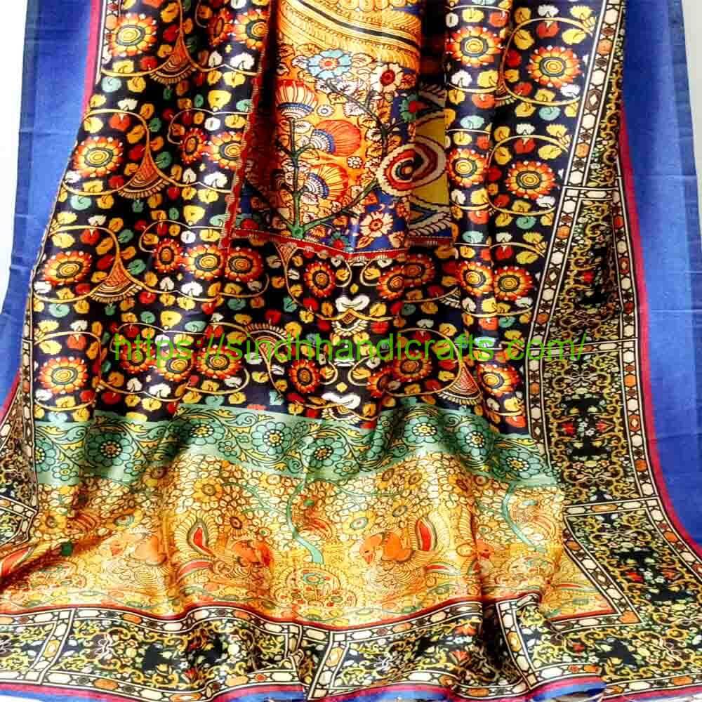 3D Raw Silk Dupatta 2 Latest Dupatta Design Fancy Trends