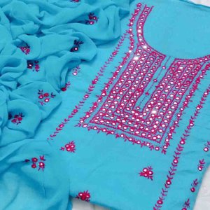 Hand Embroidered Lawn Suit Design