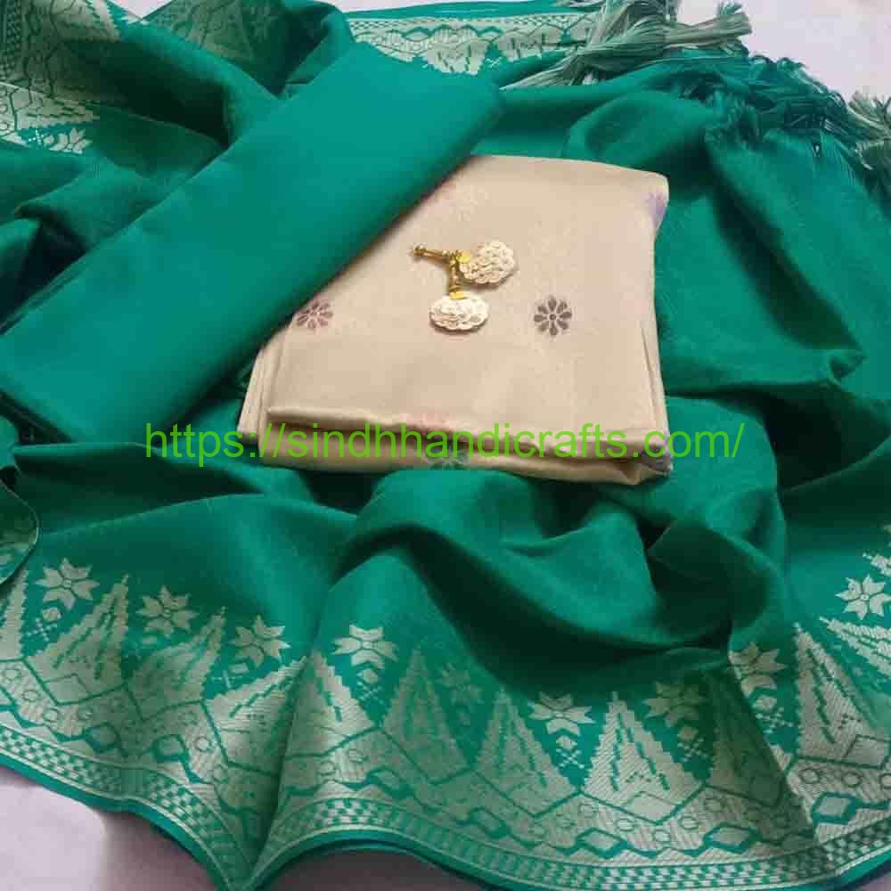 Susi Soosi Banarsi Dress for Women 22 Sindhi Soosi Fabric Dress