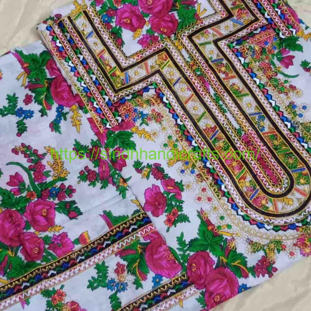 2 Piece Marina Embroidered Dress for Women 2 Tropical Marina Dress Design for Women